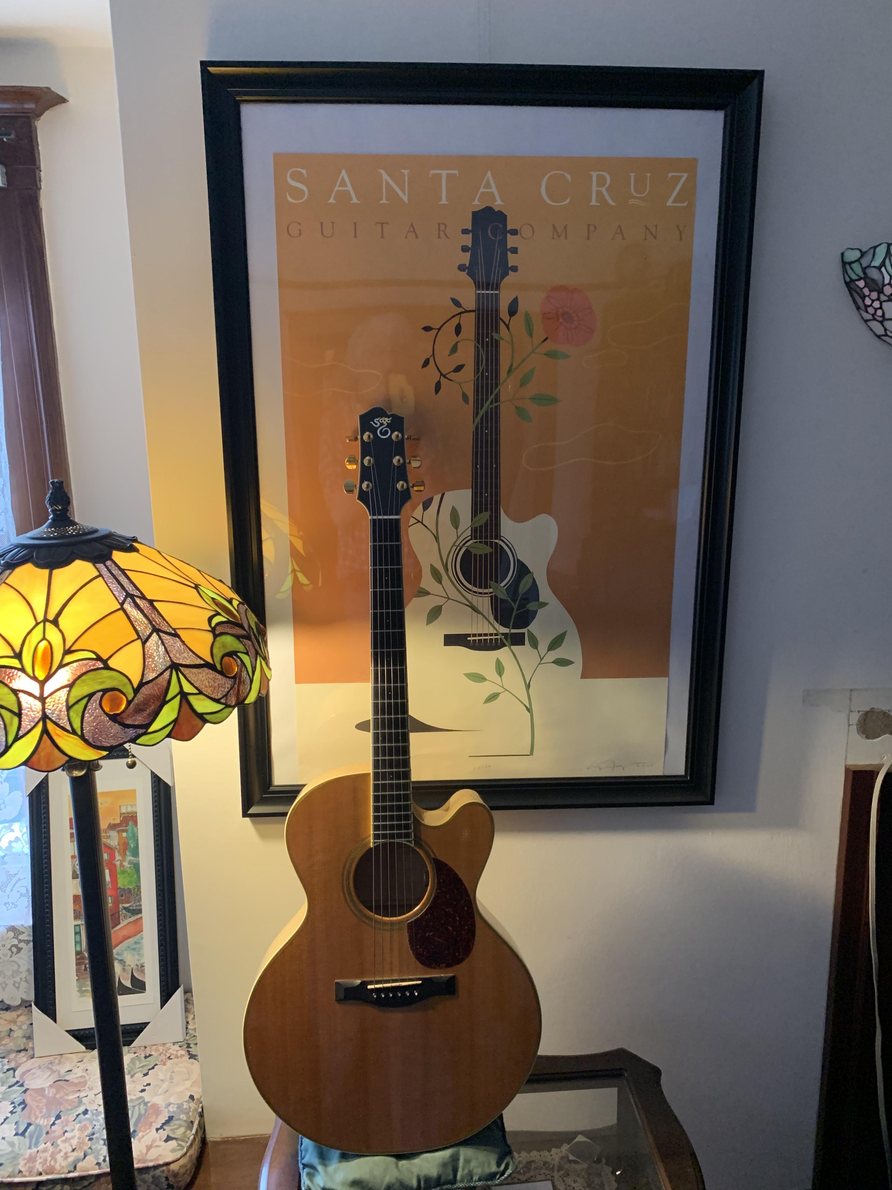 Guitar and poster