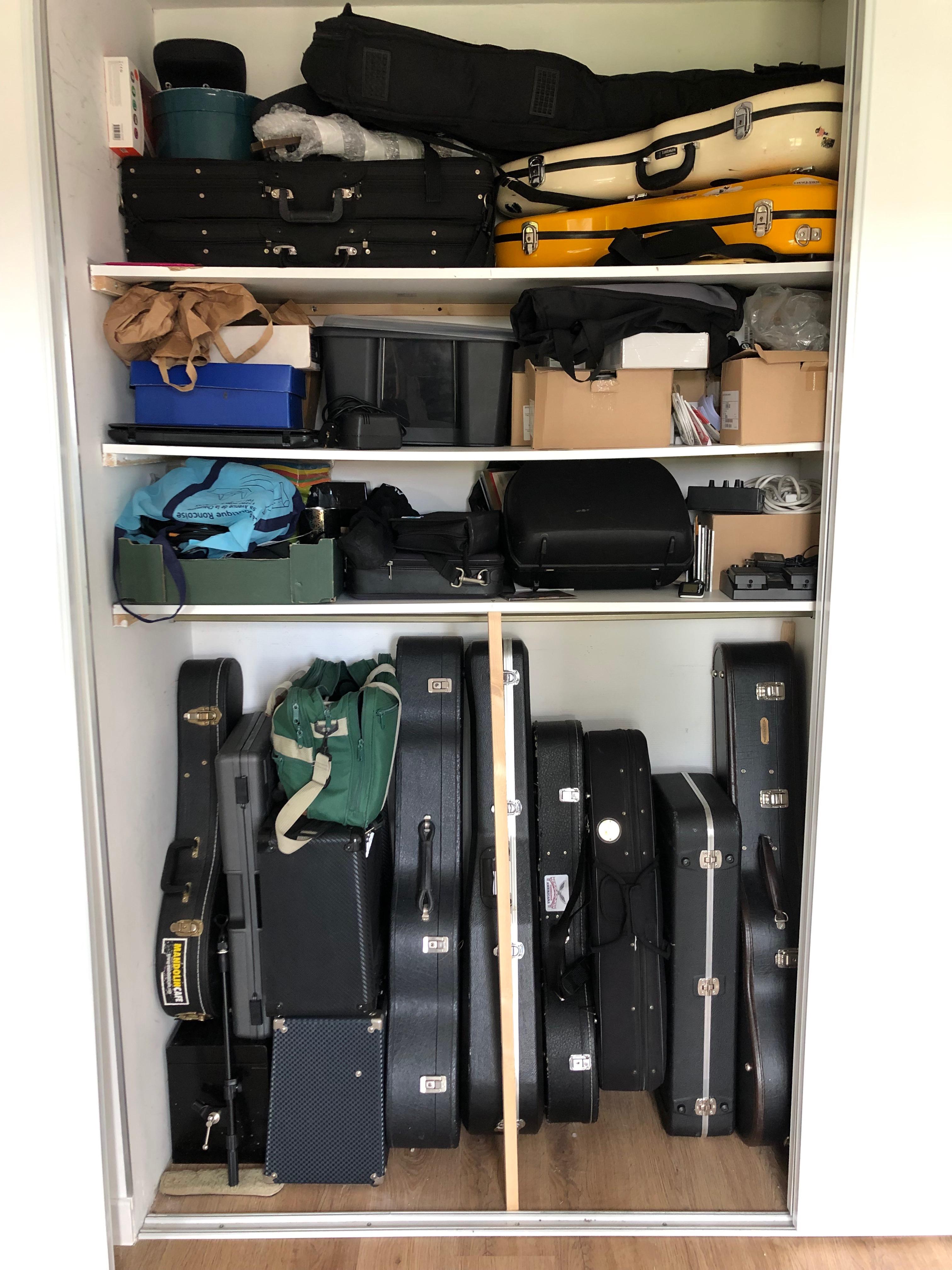 Daniel's instrument cupboard