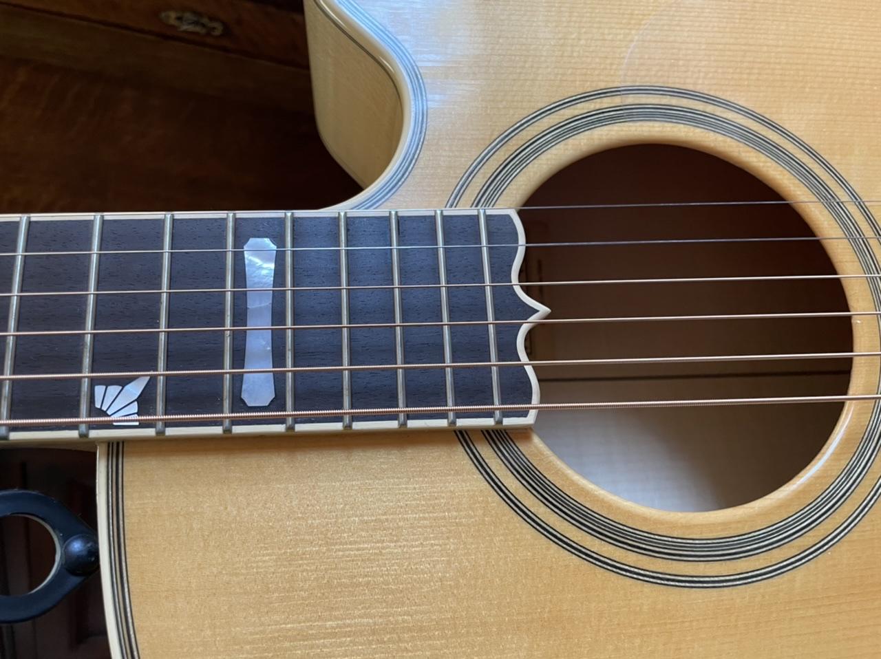 Unique fretboard end